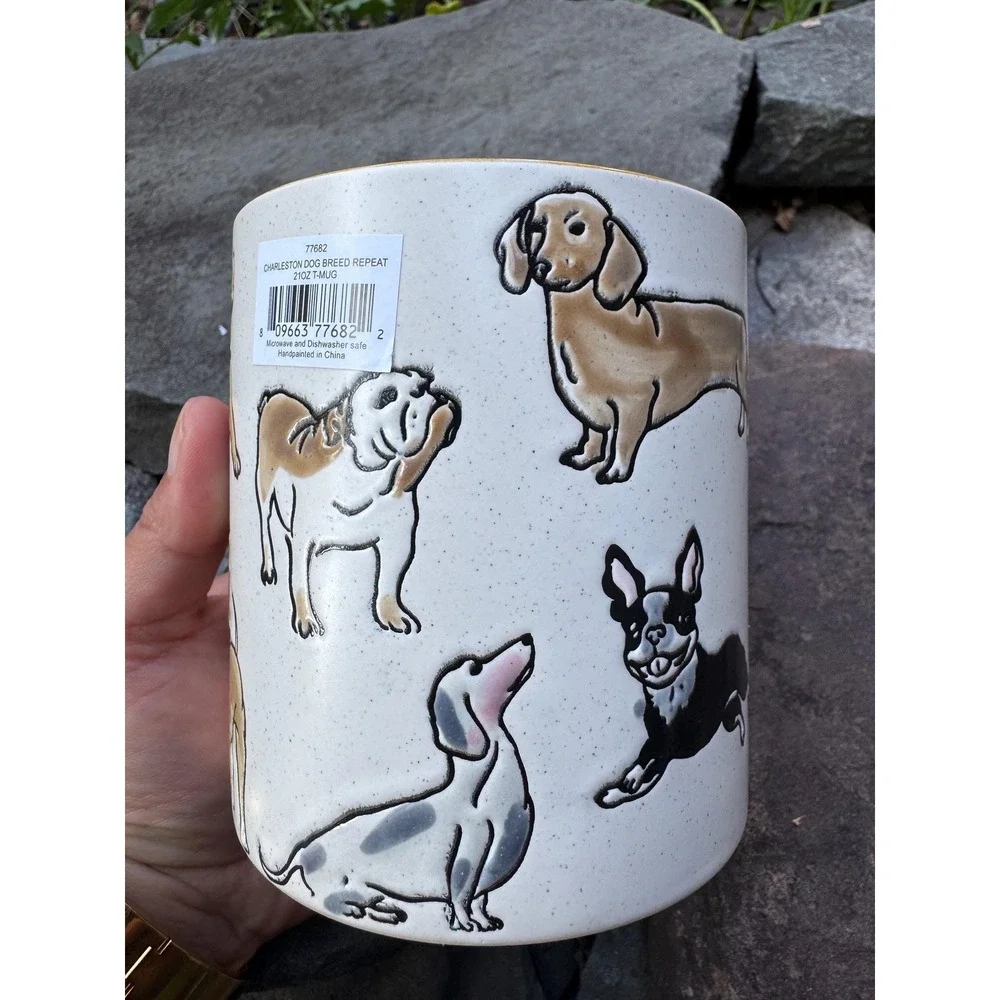 Spectrum Designz Love My Boston Terrier French Bulldog‎ Dog Mug 21oz